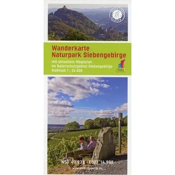 Wanderkarte Naturpark Siebengebirge