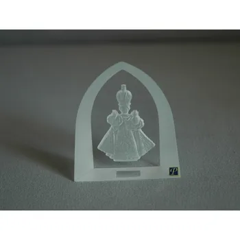 Figurka Jezulátko matované sklo plaketa