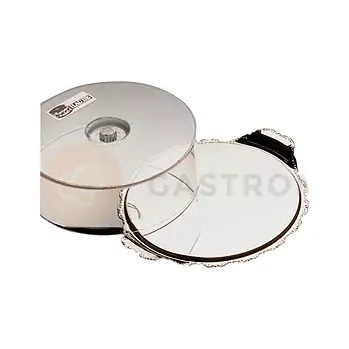 Tác na servírovaní s úchyty a poklopem Ø 320x100 mm, kulatý | APS, Barock