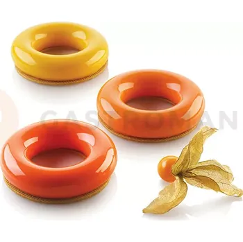 Výroba svíčky Forma na moučníky a dezerty - 6x 110 ml, 82x77x31 mm + vykrajovátko | SILIKOMART, Promise 65