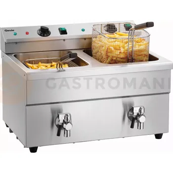 Stolní pila Podvojná indukční fritéza 2x 8 l, 580x575x415 mm | BARTSCHER, 2x8L Plus