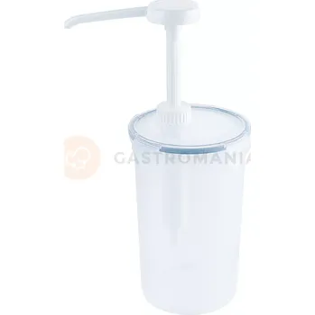 Gastro oděv Polypropylenový dávkovač omáček, 1,2 l, průměr 105 mm | CONTACTO, 1323/120