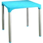 MEGA PLAST Mega Plast, plastový stůl VIVA, 72 x 72 x 72 cm, tyrkysový