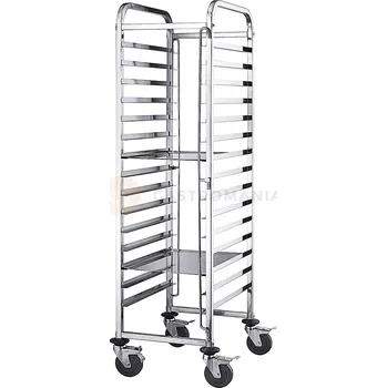 Kancelářský vozík Vozík na 15 táců 600x400 mm | CONTACTO, 8102/015