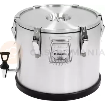 Dávkovač nápoje Várnice nerezová s kohoutkem 25 l | STALGAST, 052254