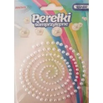 Set školních potřeb Perełki samoprzylepne białe