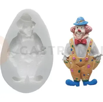 Výroba svíčky Forma na cukrovou hmotu SLK 015 - klaun, 70x40 mm | SILIKOMART, Sugarflex Clown