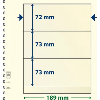 Obal pro sběratelský předmět Lindner 802320 - 3 kapsy (73 mm) Velikost balení: 1 ks