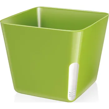 Květináč TESCOMA Obal na květináč SENSE, hranatý, zelený