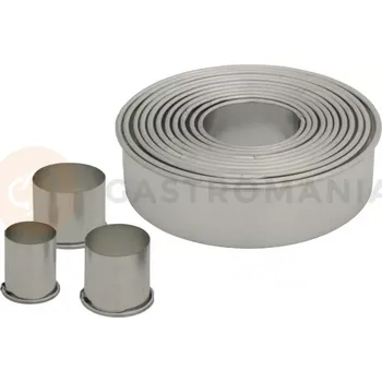 Výroba svíčky Sada vykrajovátek- hladké, 14 ks | TOMGAST, C-618-014