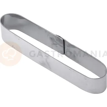 Výroba svíčky Cukrářská hladká formička - oválná - 11,5x2x2 cm | PAVONI, X21