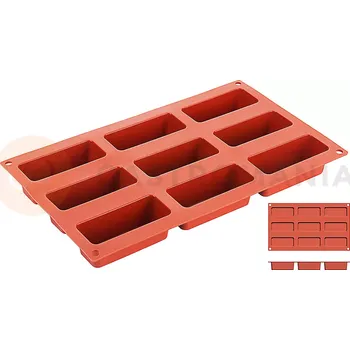 Kuchyňská sůl Silikonová forma na pečení, kostky s rozměrem 85x35 mm | CONTACTO, 6645/085