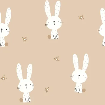 Bílí Králíčci - Béžová Materiál: Úplet