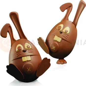 Čokoládová tyčinka Forma na čokoládu - králíček, 100x210 mm, 170 g - KT131 | PAVONI, Eddie