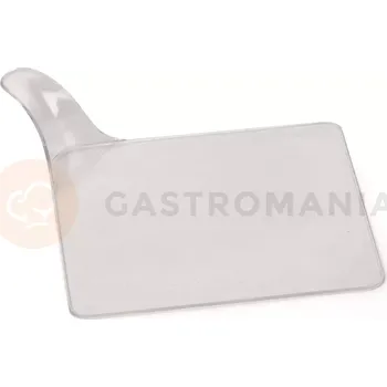 Jednorázové nádobí Tác na monoporce - průhledný, 8x8 cm, 250 ks | PAVONI, VP1T