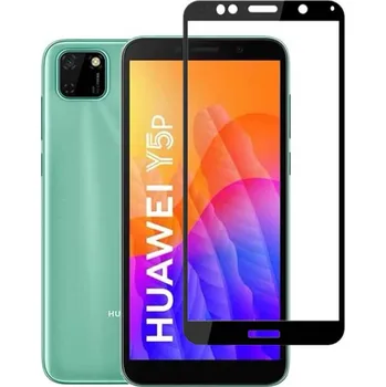 Picasee 3D ochranné tvrzené sklo s rámečkem pro Huawei Y5P - černé