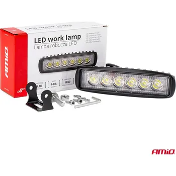 Pracovní světlo LED pracovní světlo 6 LED (160 x 43 x 42 mm) - Amio WL01 (01612)