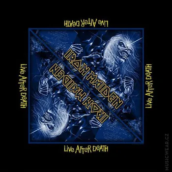 Šátek Iron Maiden šátek, Live After Death 55 x 55cm