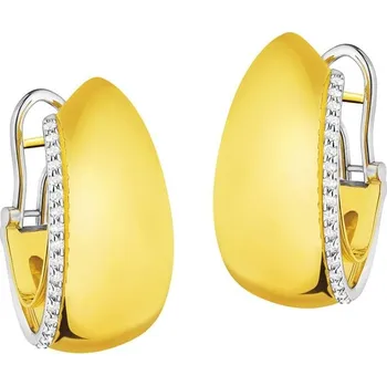 Náušnice Náušnice ze žlutého a bílého zlata s diamanty - 0,30 ct - ryzost 750 - 202.103