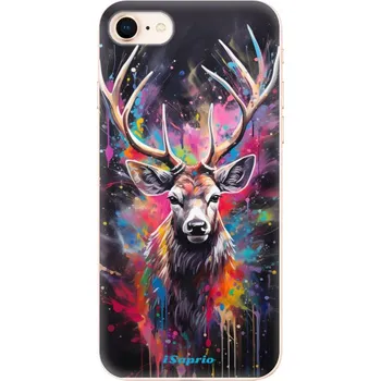 Pouzdro na mobilní telefon Odolné silikonové pouzdro iSaprio - Abstract Deer - iPhone 8