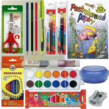 Set školních potřeb Balíček pro prvňáčka - varianta Daniel