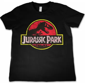 Chlapecké tričko Jurský Park tričko, Distressed Logo Kids, dětské XS velikost XS (4 roky)