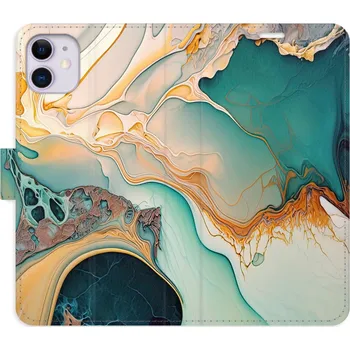 Pouzdro na mobilní telefon Flipové pouzdro iSaprio - Color Marble 33 - iPhone 11
