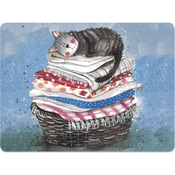 prostírání Korkové prostírání " Kotě v koši"