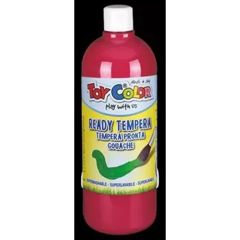 Speciální výtvarná barva Tempera Toy Color 1 litr 10 červená tmavá