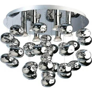 Stropní přisazené svítidlo AZzardo Luvia chrome AZ2541 GU10 6x40W IP20 50cm chromové