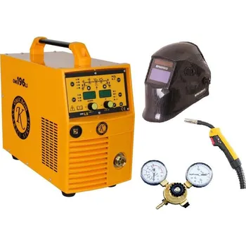 Svářečka Omicron OMI 196LS Synergie svářecí poloautomat + hořák Binzel 4m + red.ventil + sv. kukla P800E