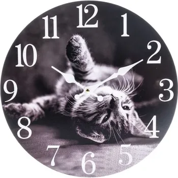 Hodiny Hodiny na zeď, kotě