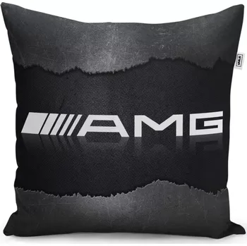 Polštář Dekorační polštář AMG černá - Sablio - 40x40 cm