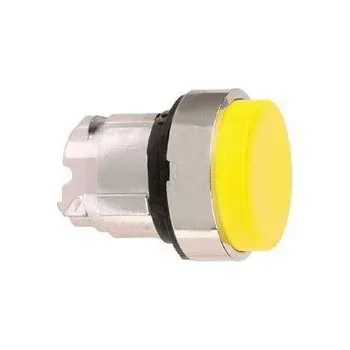 vypínač ZB4BL5 žlutá ovl. hlavice stiskací s přesah. ? 22 s návratem neoznačená, Schneider Electric