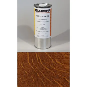 Olej na dřevo Hard Wax Oil - Ořech červený T06, plechovka 0,75 l, vnitřní olej na nábytek s tvrdým voskem