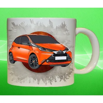 hrnek Toyota Aygo 75ml (hrneček s osobním autem TOYOTA)