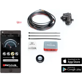 Tlumič výfuku Elektronická jednotka pro ovládání klapek ve výfuku a regulaci zvuku - nastavení přes aplikaci - STE 0007BT