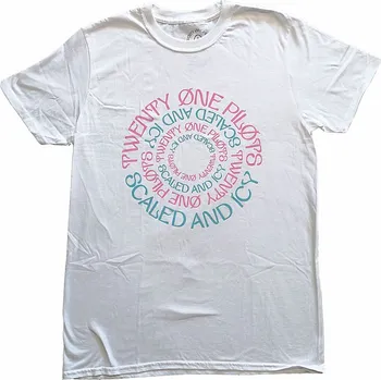 Pánská móda Twenty One Pilots tričko, Circular White, pánské XL