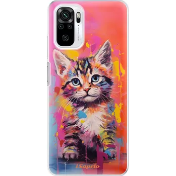 Pouzdro na mobilní telefon Odolné silikonové pouzdro iSaprio - Kitten - Xiaomi Redmi Note 10 / Note 10S