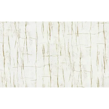 Tapeta Emiliana Parati Luxusní bílo-zlatá vliesová tapeta, imitace popraskané omítky, 86045, Valentin Yudashkin 5, Emiliana Parati, velikost 10,05 x 1,06 m