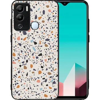 Pouzdro na tablet VSECHNONAMOBIL 71055 MY ART Ochranný kryt pro Infinix Hot 12i BEIGE TERRAZZO (162)