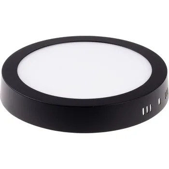 LED panel BPL24 LED panel 24W přisazený černý kulatý