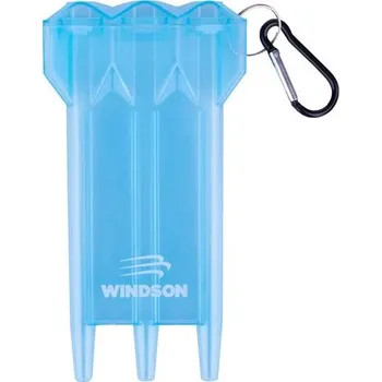 Příslušenství pro šipky Plastové pouzdro Windson CASEPET modré (Součástí je malá karabinka pro uchycení pouzdra.)
