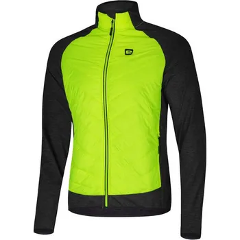 Cyklistická bunda ETAPE pánská bunda/mikina CRUX 2.0, žlutá fluo/černá M