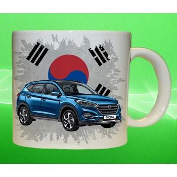 hrnek s Hyundai Tucson II 75ml (hrneček s osobním autem Hyundai)