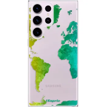 Pouzdro na mobilní telefon Odolné silikonové pouzdro iSaprio - Cold Map - Samsung Galaxy S23 Ultra