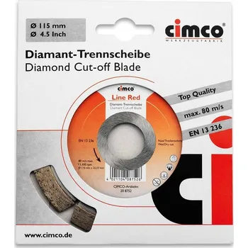 Řezný kotouč CIMCO Diamantový řezný kotouč na dlaždice - 150 mm 208758