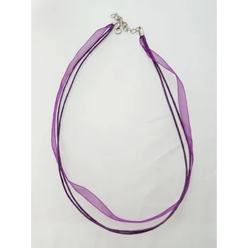 Řetízek Stužka tmavě fialová