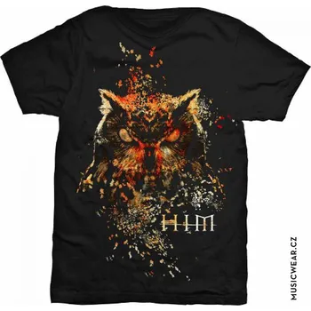 Pánská móda HIM tričko, Owl Colour, pánské M