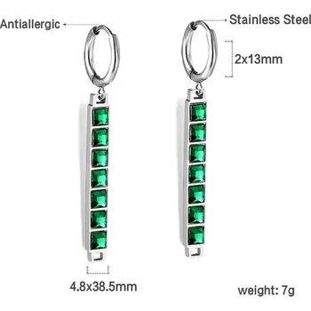 Náušnice Luxusní dámské náušnice z nerezové oceli - 753JS